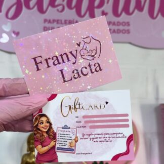 TARJETA GIFT CARD (PAPEL HOLOGRÁFICO)